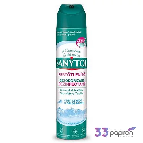 Légfrissítő fertőtlenítő 300ml SANYTO hegyi levegő