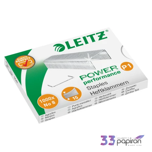 Tűzőkapocs Leitz Leitz N8 1000 db Leitz 1000db rendelési egység ár 1 dob