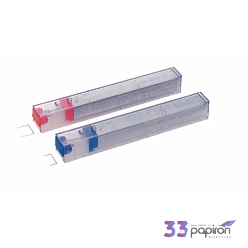 Tűzőkapocspatron Leitz K6 6mm, 25laphoz, kék Leitz 5x210db rendelési egység ár 1 dob