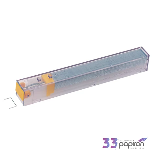 Tűzőkapocspatron Leitz K8 8mm, 40laphoz, sárga Leitz 5x210db rendelési egység ár 1 dob