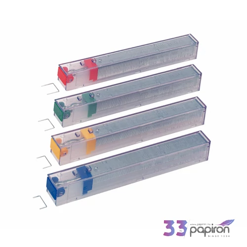 Tűzőkapocspatron Leitz K12 12mm, 80laphoz, piros Leitz 5x210db rendelési egység ár 1 dob