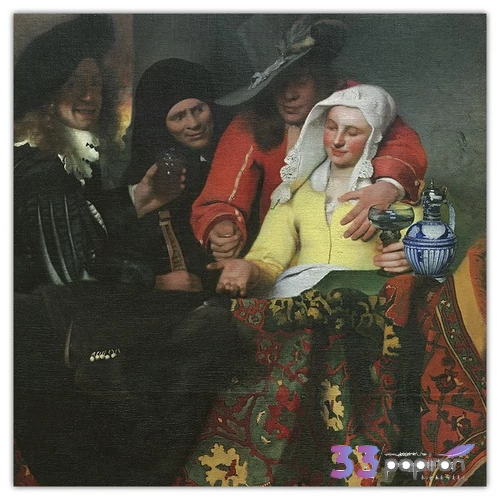 Falinaptár 2026 Johannes Vermeer 6097-JV lemeznaptár 30×30 cm Realsystem 2026 kollekció!