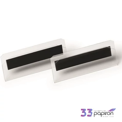 Logisztikai zseb 100x38mm fekvő DURABLE mágneses átlátszó