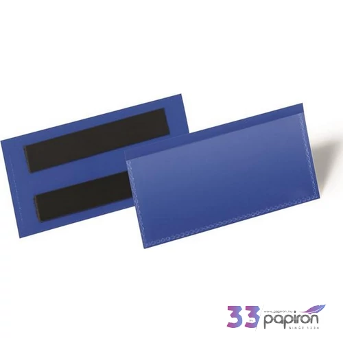 Logisztikai zseb 100x38mm fekvő DURABLE mágnesse sötétkék