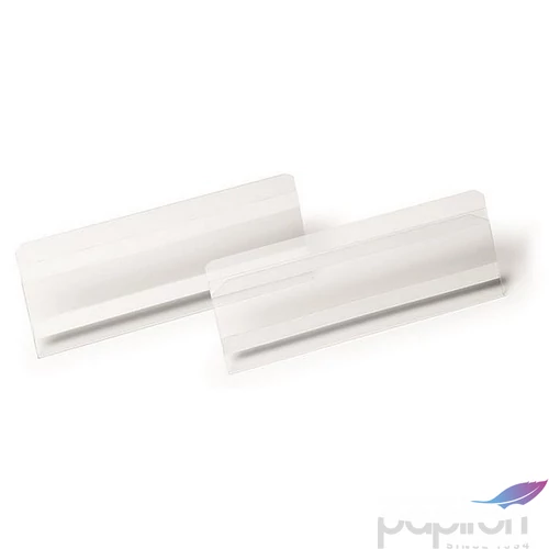 Logisztikai zseb 210x74mm fekvő DURABLE HARD COVER öntapadó csíkka átlátszó