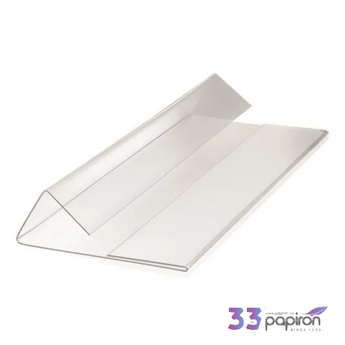 Logisztikai zseb DURABLE A5 fekvő  behajtható 1/2 HARD COVER