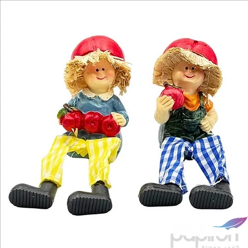 Lógólábú Figura almával 5x9x4,5cm 2 féle 