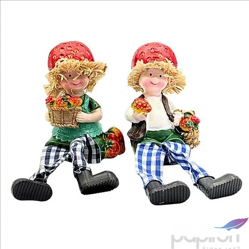 Lógólábú Figura eperrel  6x9,5x4,5 cm 2 féle 