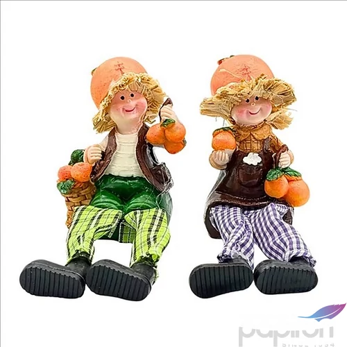Lógólábú Figura naranccsal 5,5x9,5x4,5 cm 2 féle 