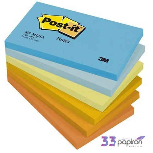 Öntapadó jegyzettömb 3M/POSTIT 76x76mm környezetbarát sárga LP6541B
