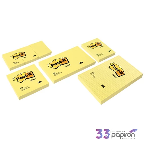 Öntapadó jegyzettömb 3M/Postit 102x152 662 kockás 100lap/csom