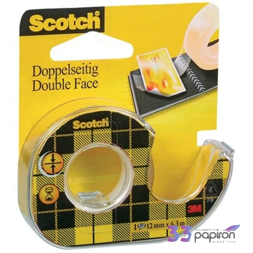 Ragasztó kétoldalú 3M/Scotch Double Sided 12mmx6, 3m