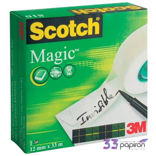 Ragasztószalag 3M/Scotch Magic Tape 12mmx33m 810