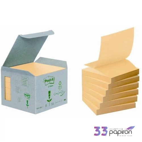 Öntapadó jegyzettömb 3M/Post-i Z 76x76mm 100lap sárga LPR3301B