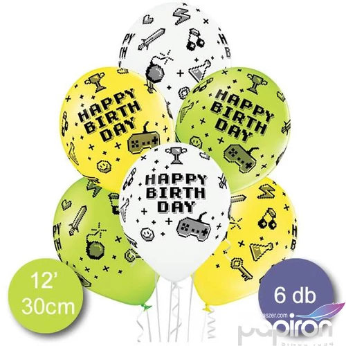 Party Lufi Happy Birthday, gamer 6db/cs