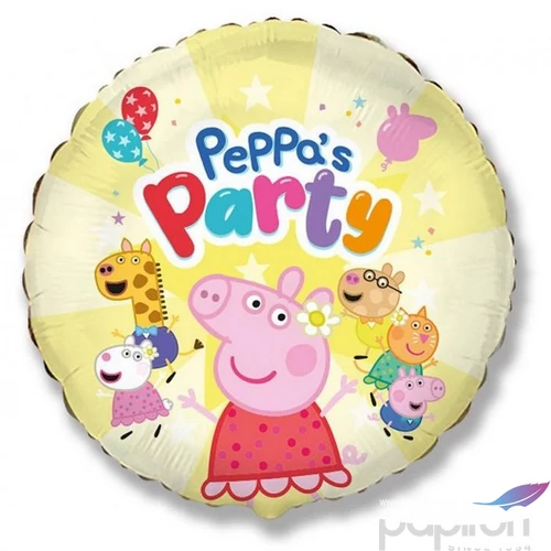 Paty lufi fólia 18" gömb Peppa Peppa Party