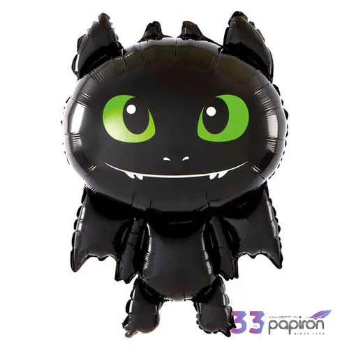 Paty lufi fólia halloween Dragon black 86x56cm