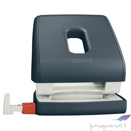 Lyukasztó Leitz kétlyukú, 30 lap, Cosy, bársonyszürke E50040089