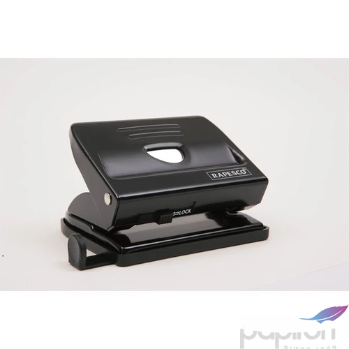 Lyukasztó Rapesco 820 kétlyukú 22lap fém fekete Irodai kisgépek RAPESCO PF820MB1