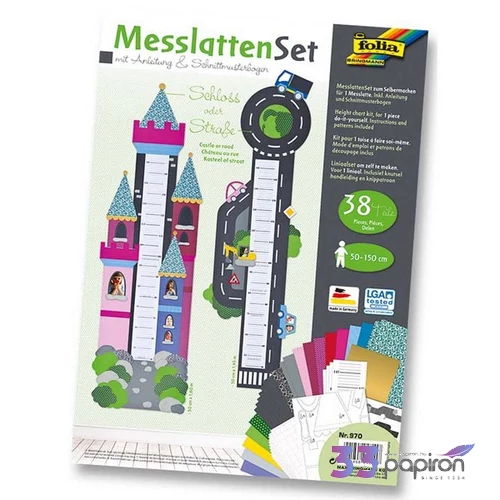 Magasságmérő szett 150cm kasté 150cm kastély/utca