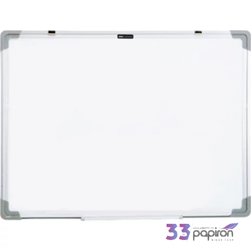 Mágnesestábla 90x120cm Deli Alukeretes, fehér zománcozott, mágneses tolltartó tálcával, DEL39034 Whiteboard