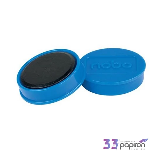 Mágneskorong 30mm Nobo fehértáblához, 4 db,kék