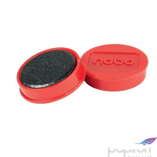 Mágneskorong 30mm Nobo fehértáblához, 4 db,piros