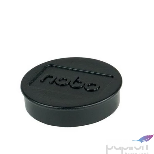 Mágneskorong 38mm Nobo fehértáblához, 10db,erős, fekete