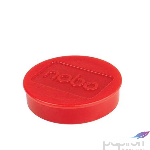Mágneskorong 38mm Nobo fehértáblához, 10db,erős, piros