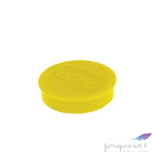 Mágneskorong 38mm Nobo fehértáblához, 10db,erős, sárga