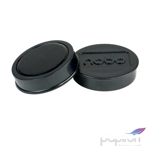 Mágneskorong 38mm Nobo fehértáblához, 4 db,fekete
