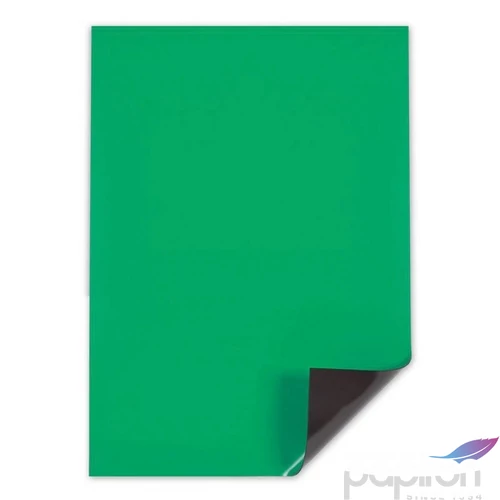 Mágneslap 105x148mm zöld 0,95mm vastag 10db/csomag