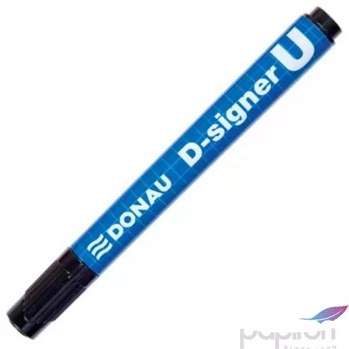 Alkoholos marker Donau D-signer U 2-4mm kúpos fekete Írószerek DONAU 7371001-01PL