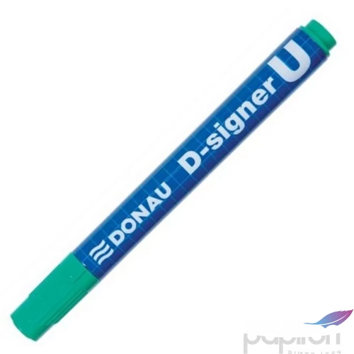Alkoholos marker Donau D-signer U 2-4mm kúpos zöld Írószerek DONAU 7371001-06PL