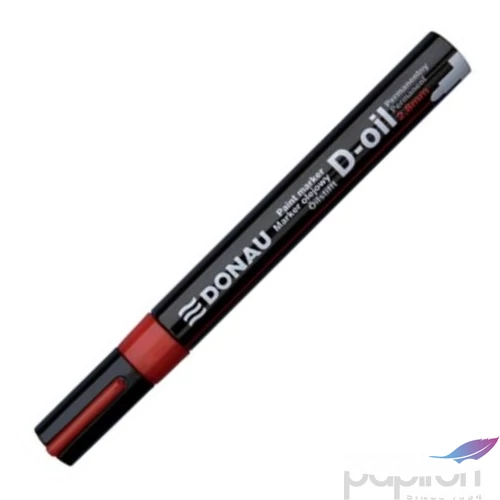 Lakkmarker Donau D-oil M 2,8mm kúpos hegyű piros Írószerek DONAU 7369001PL-04