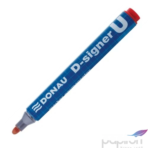 Alkoholos marker Donau D-signer U 2-4mm kúpos piros Írószerek DONAU 7371001-04PL