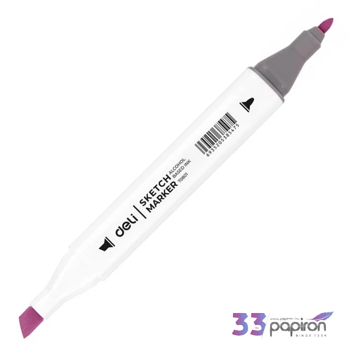 Marker kétvégű Sketch / 125 Deli Vágott és Kerek hegy Fluorescent Rose