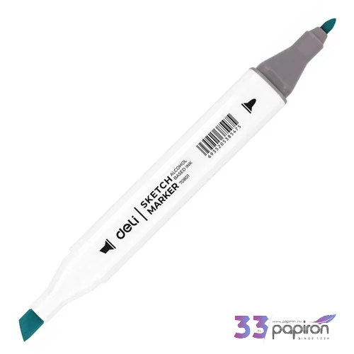 Marker kétvégű Sketch / 61 Deli Vágott és Kerek hegy Peacock Green