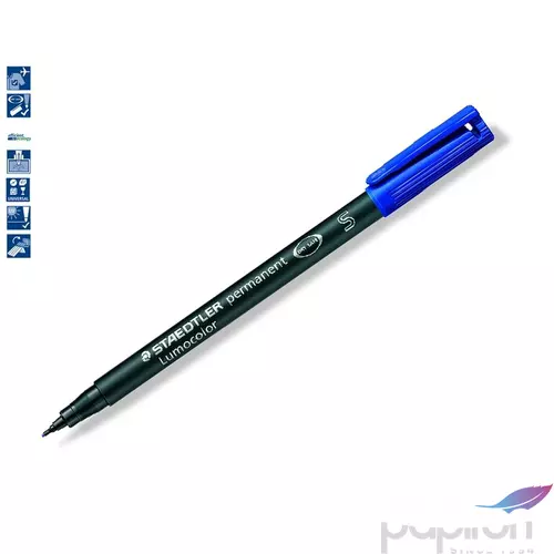 Alkoholos marker Staedtler Lumocolor 313 S OHP 0,4mm tűhegyű kék Írószerek STAEDTLER 313-3