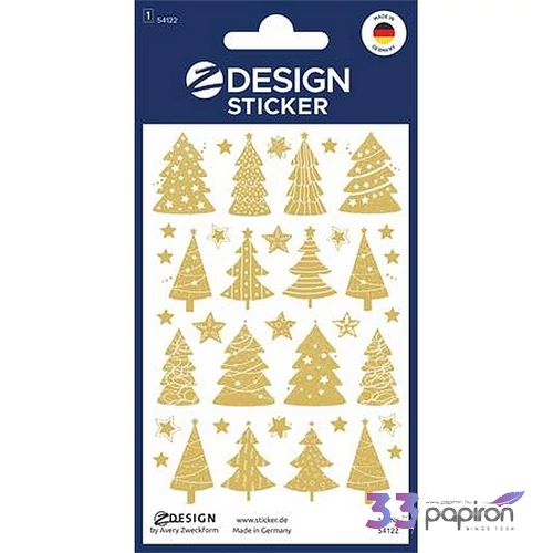 Matrica 1 ív 76x120mm AVERY ZWECKFORM Z-Design No.54122