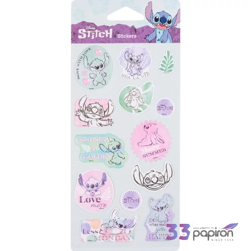 Matrica 3D öntapadós Stitch 4 Colorino
