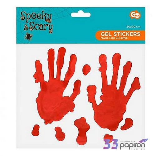 Matrica ablakra Halloween vegyes
