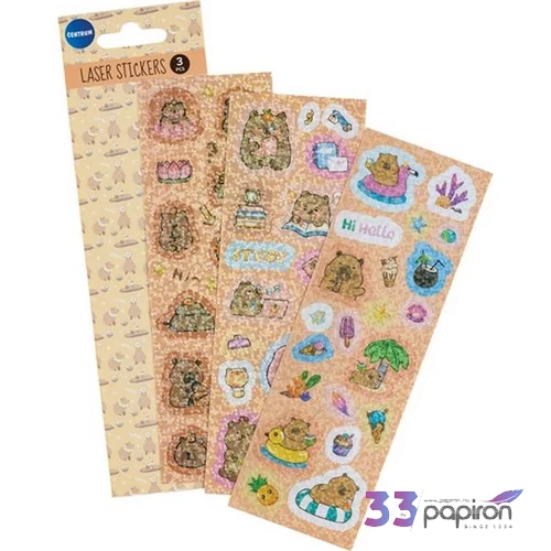 Matrica CAPYBARA 15X10MM vegyes 81271