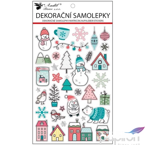 Matrica Textil karácsonyi mintás 10698
