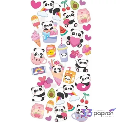 Matrica Tweeny Pandák 9x17,5cm