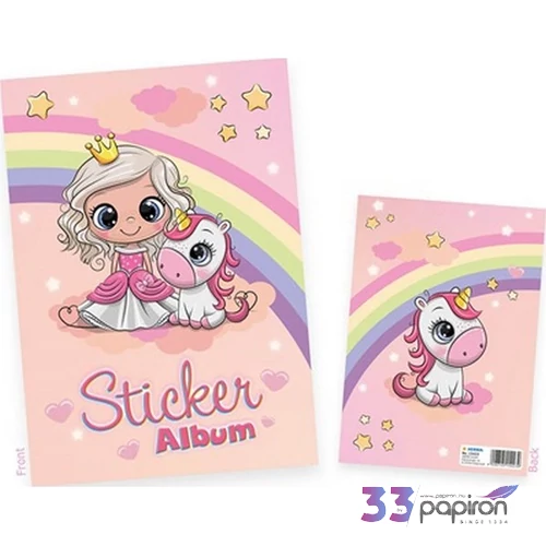 Matricagyűjtő album Herma Hercegnő Sticker album
