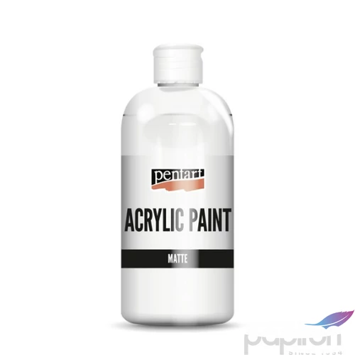 Matt akrilfesték 500 ml Pentart fehér