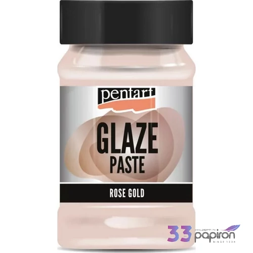 Mázpaszta 100ml Pentart rózsaarany