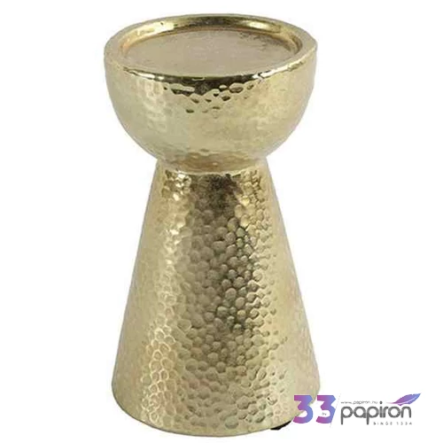 Mécsestartó arany Tealight rd Mikela M gold 20cm Holland DST53