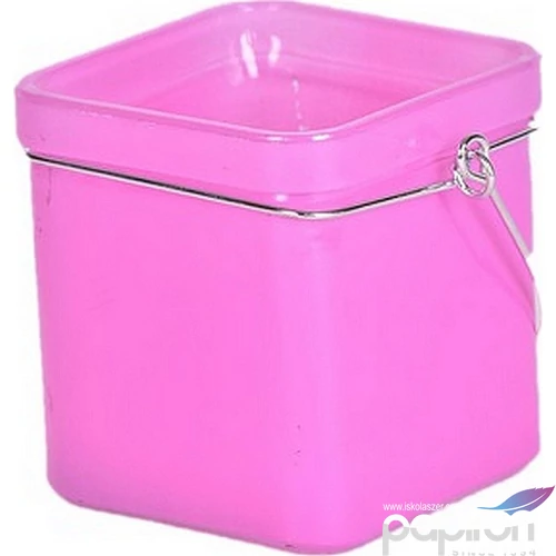 Mécsestartó üveg pink